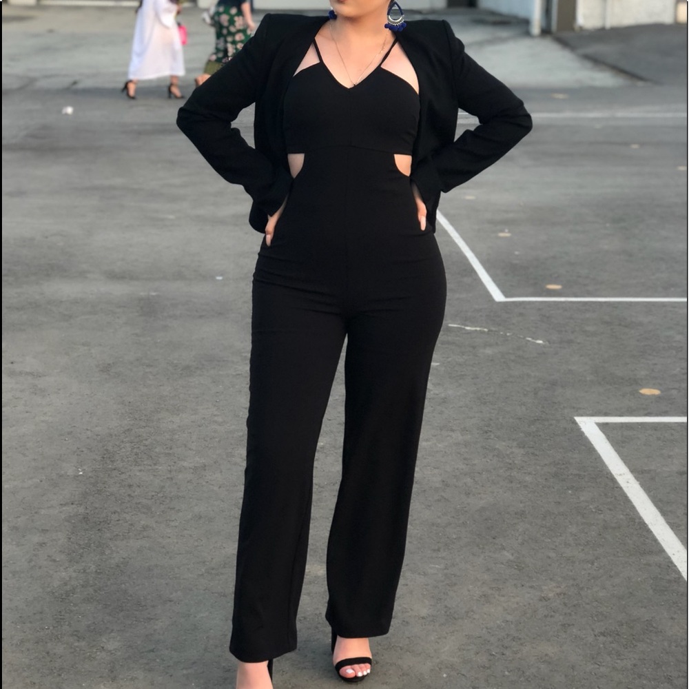 GUESS BLACK JUMPSUIT